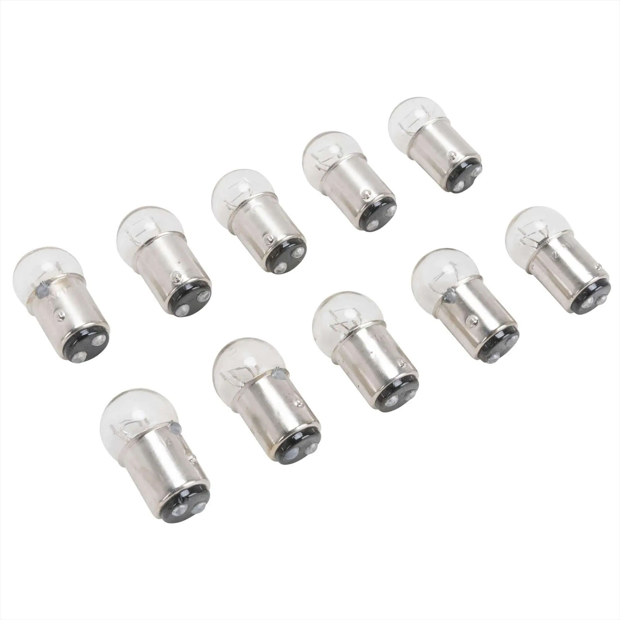 DRAG Specialties 1157 Style Mini Replacement 12V Dual Filament Bulb - 10 Pack - Image 3