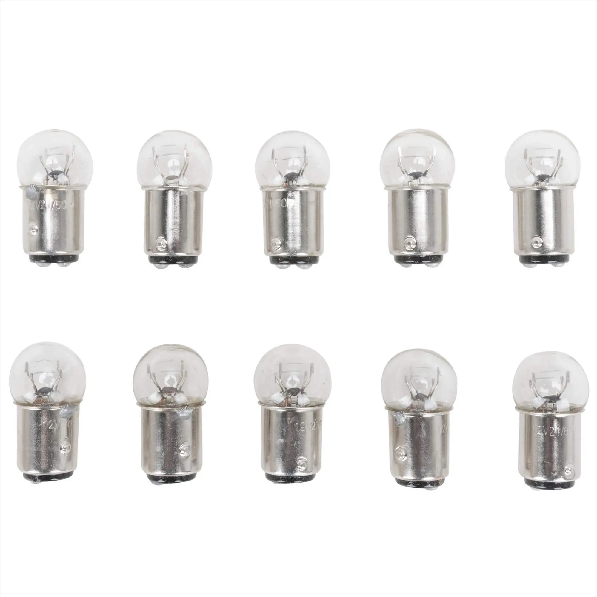 DRAG Specialties 1157 Style Mini Replacement 12V Dual Filament Bulb - 10 Pack