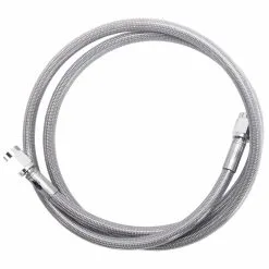 Goodridge Universal Braided Stainless Brake Line - 15" - Clear Coated
