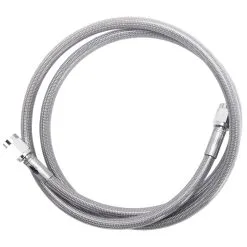 Goodridge Universal Braided Stainless Brake Line - 17" - Clear Coated