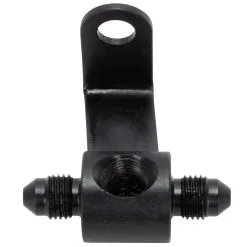 Goodridge 1/8 Inch NPT Universal Rear Brake Tee - With Mount - Ebony