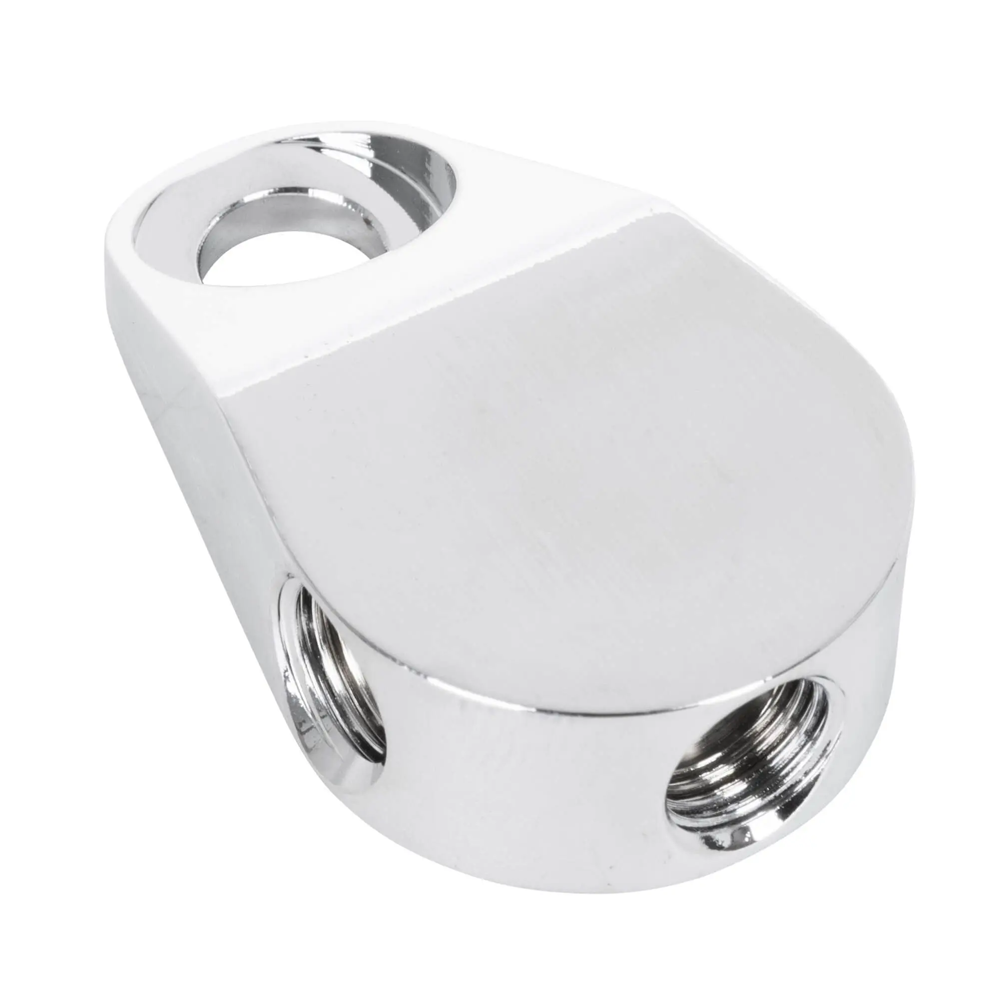 Goodridge 3/8-24 Inch I.F. Universal Front Brake Tee - Chrome