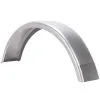 Cycle Standard 6 Inch Wide Flat Trailer Fender With Bobbed End - Steel