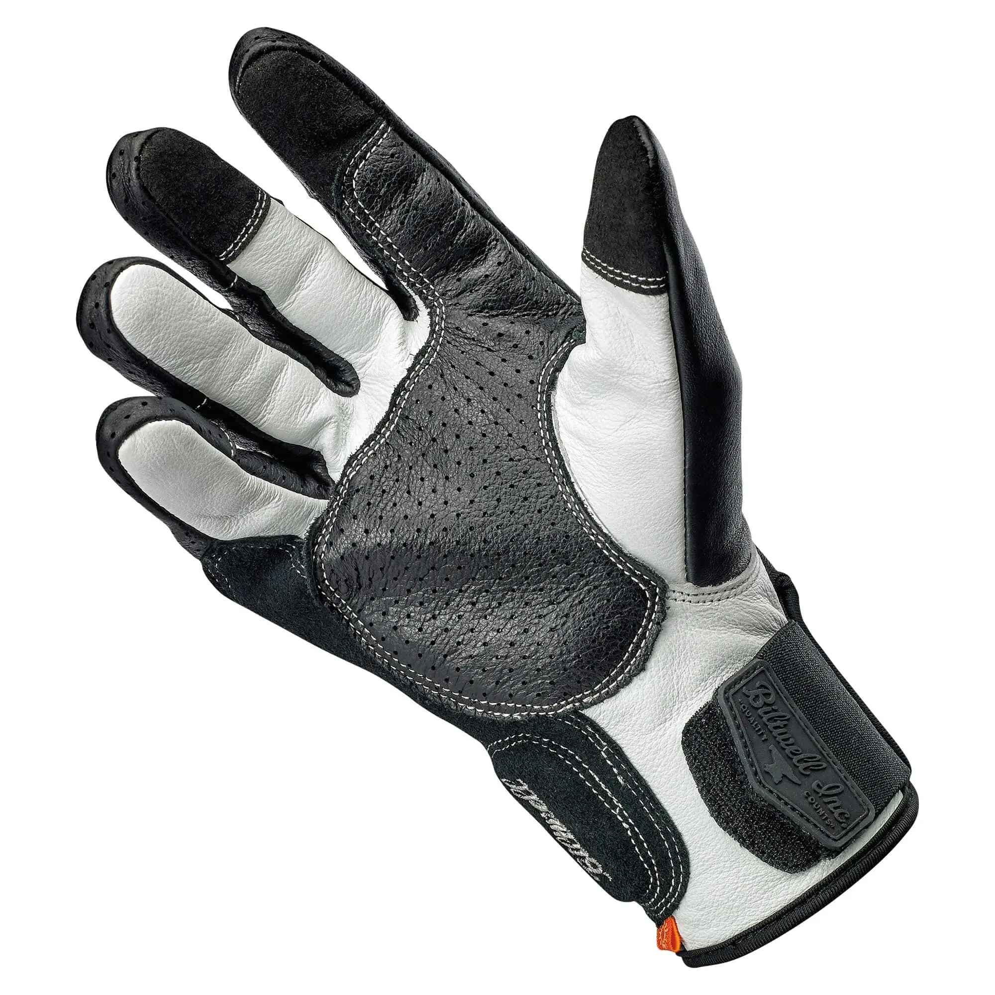 Biltwell Boreggo Gloves - Black/Cement - Image 8