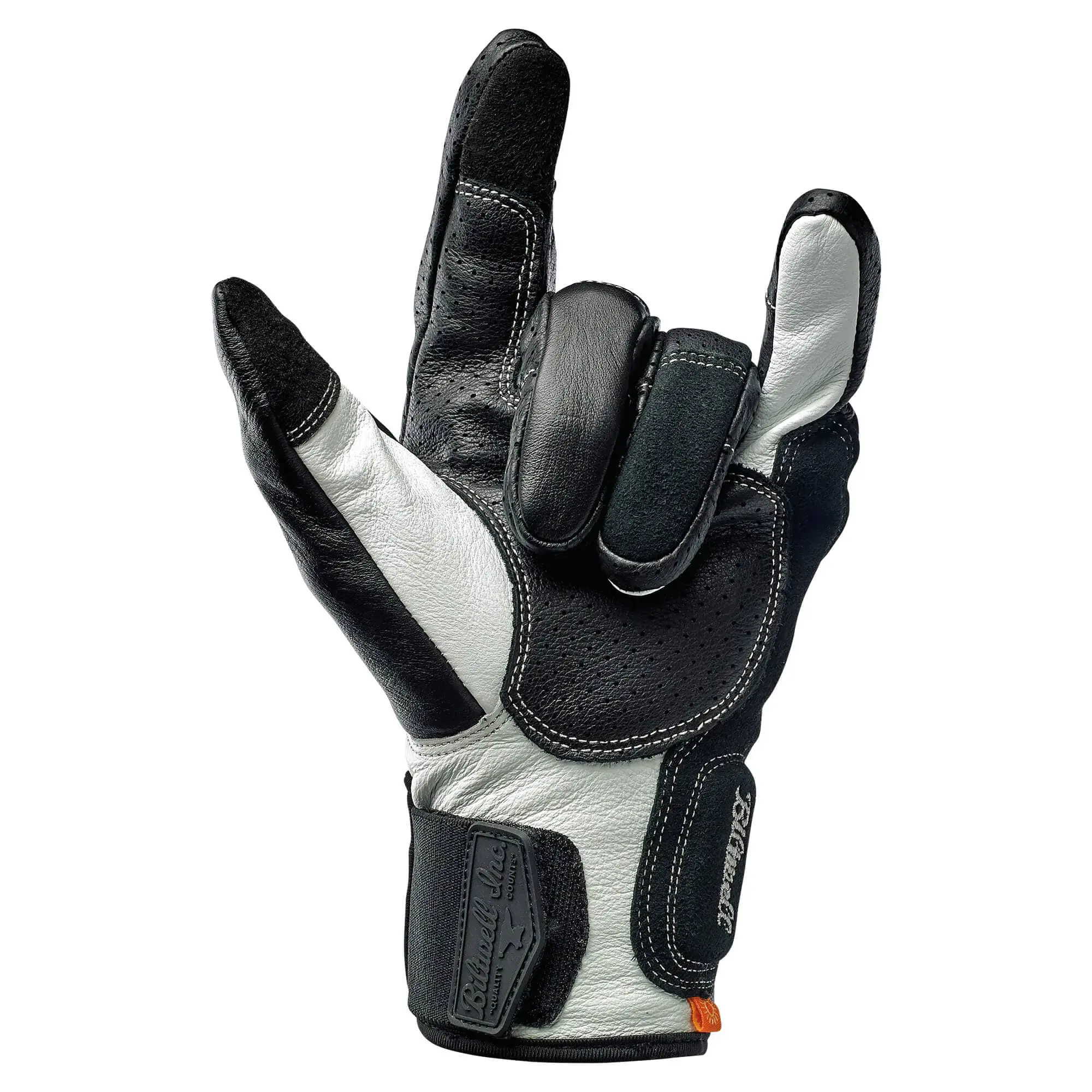 Biltwell Boreggo Gloves - Black/Cement - Image 10