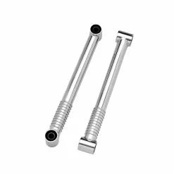 Kustom Tech 11 Inch Ribbed Rigid Struts - Chrome