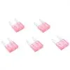 Cycle Standard Blade Type LED Detector Mini Fuse 5-Pack - Pink 4 Amp
