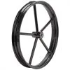 Led Sled Customs Round Spoke Invader 21 X 2.15 Spool Hub Front Wheel - Gloss Black