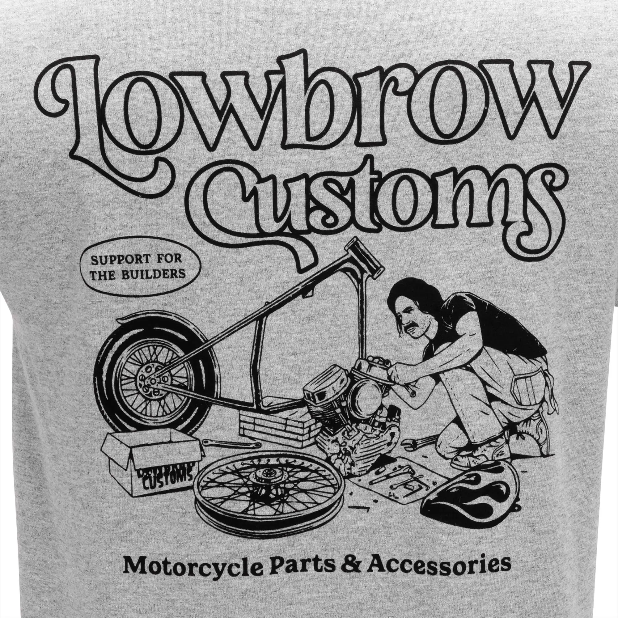 Lowbrow Customs Garage Builder T-Shirt - Image 2