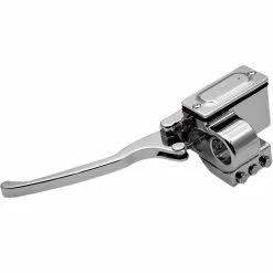 GMA Engineering 1 Inch Clutch Master Cylinder Assembly With Switches - Polished Aluminum - 9/16 Inch Bore