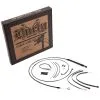 Burly Brand Complete Handlebar Cable/Brake Line Kit For 18" Ape Hanger Handlebars 18-20 FLSB/FXBB/FXBR/S/FXLR W/ ABS