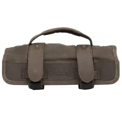 Burly Brand Waxed Cotton Tool Roll - Brown