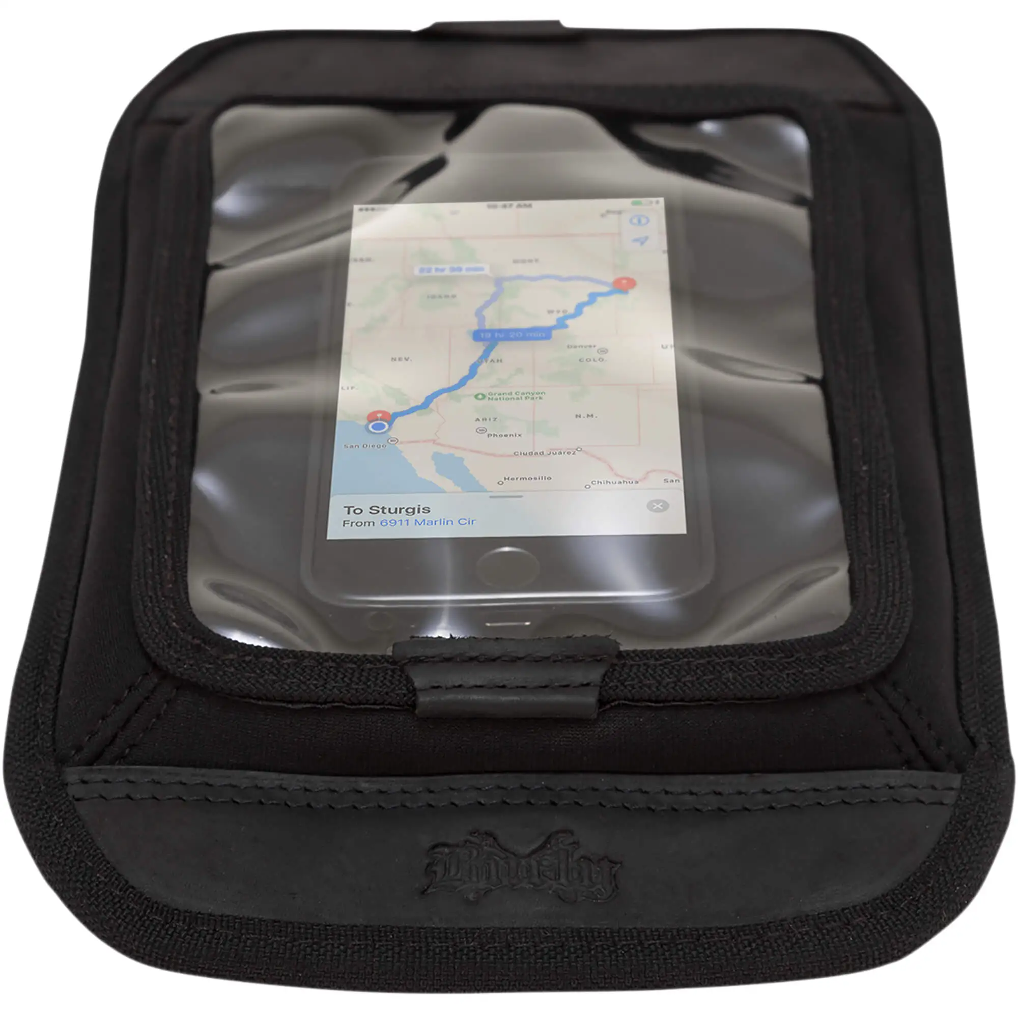 Burly Brand Cordura Magnetic Map Pocket - Black