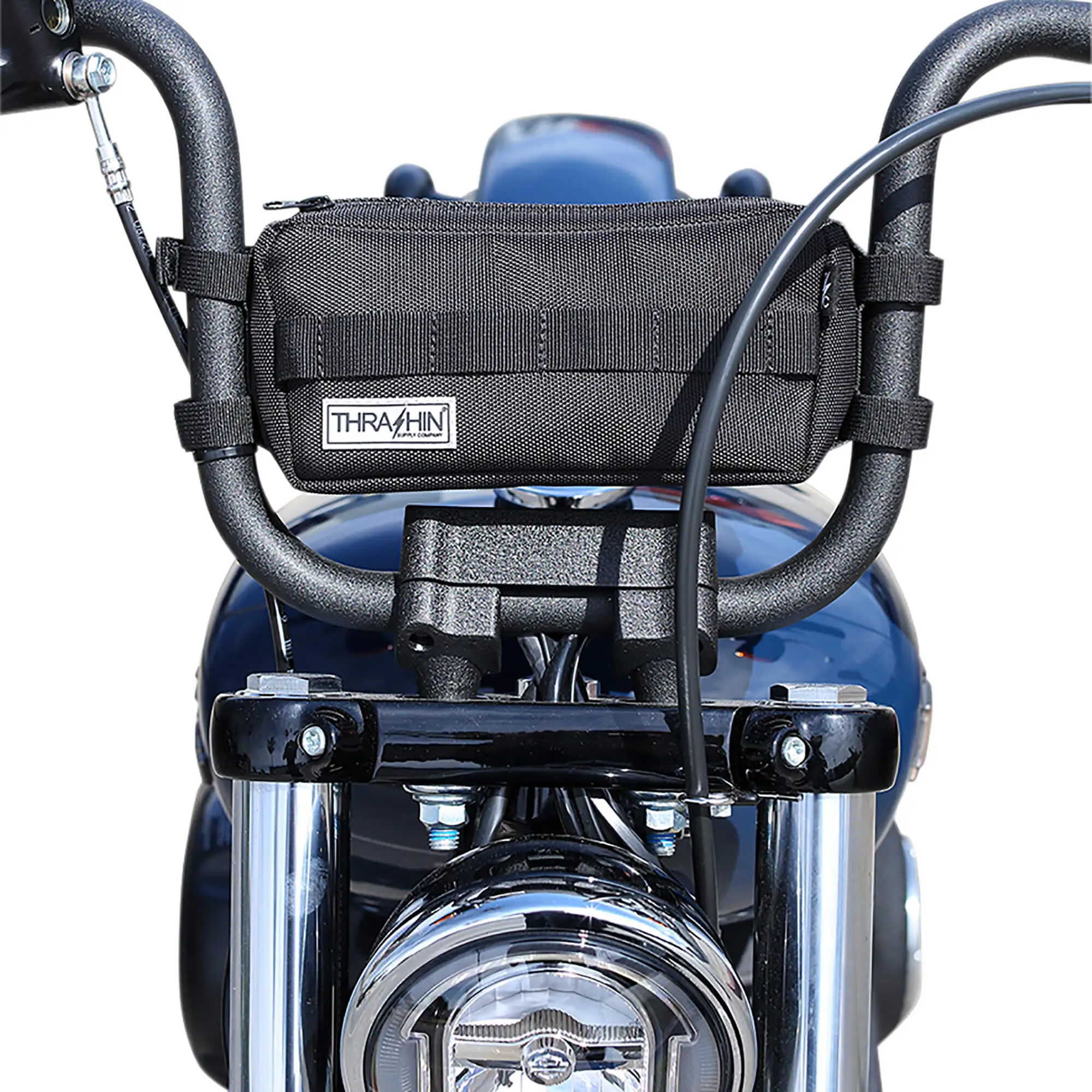 Thrashin Supply Co. Handlebar Utility Bag - Black - Image 2