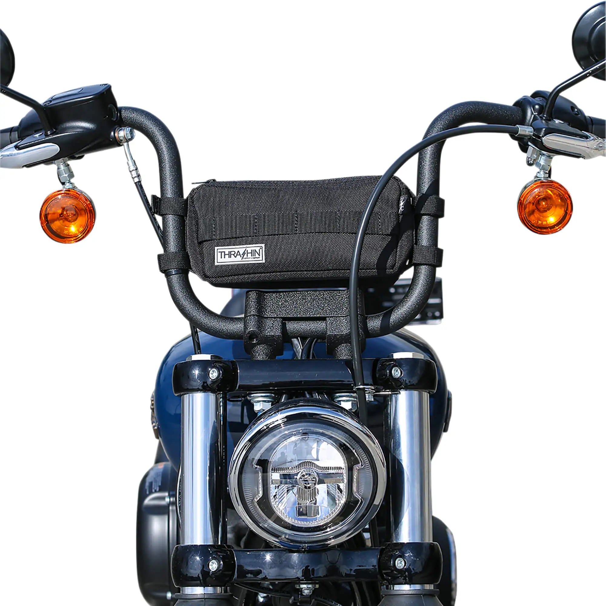 Thrashin Supply Co. Handlebar Utility Bag - Black - Image 4