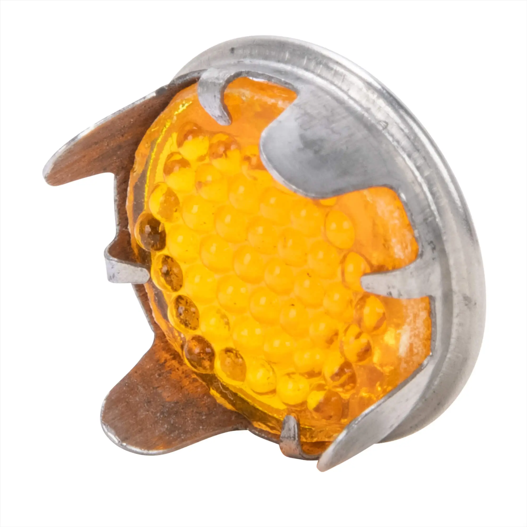 Red Fox Enterprises Prism Cut Glass Dot - Amber - Image 2