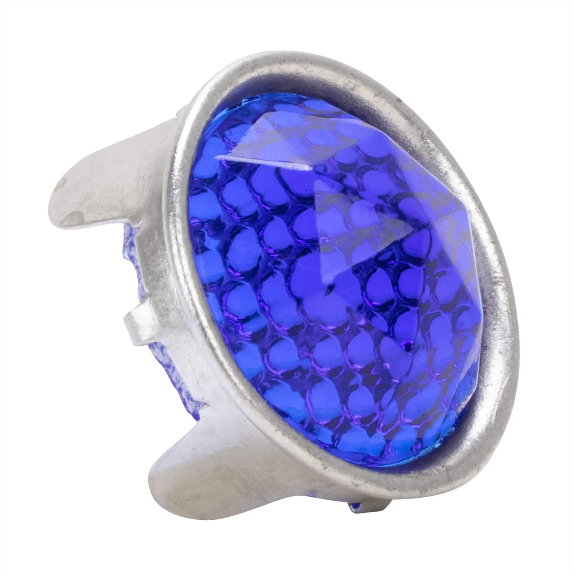 Red Fox Enterprises Prism Cut Glass Dot - Blue