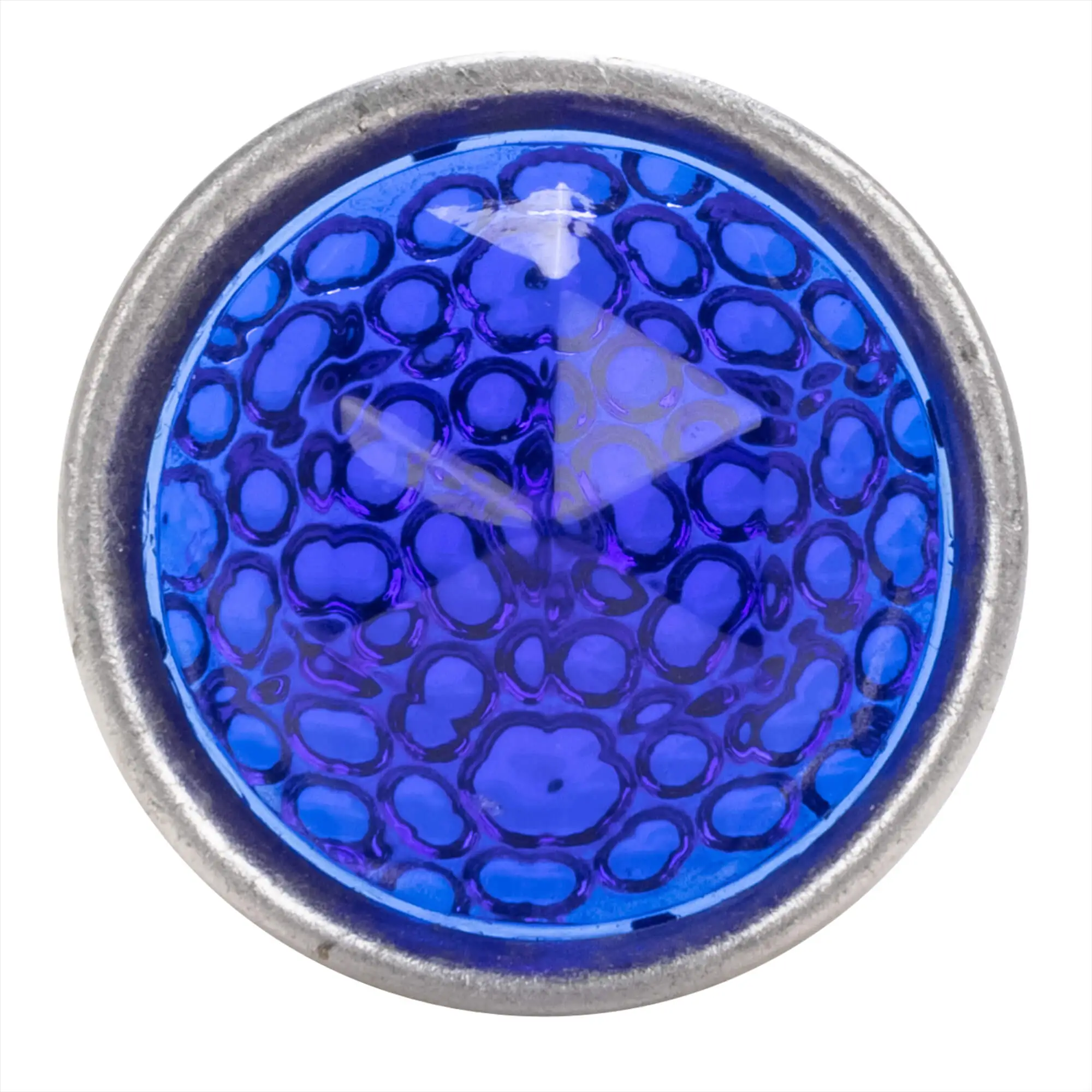 Red Fox Enterprises Prism Cut Glass Dot - Blue - Image 3