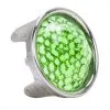 Red Fox Enterprises Prism Cut Glass Dot - Green