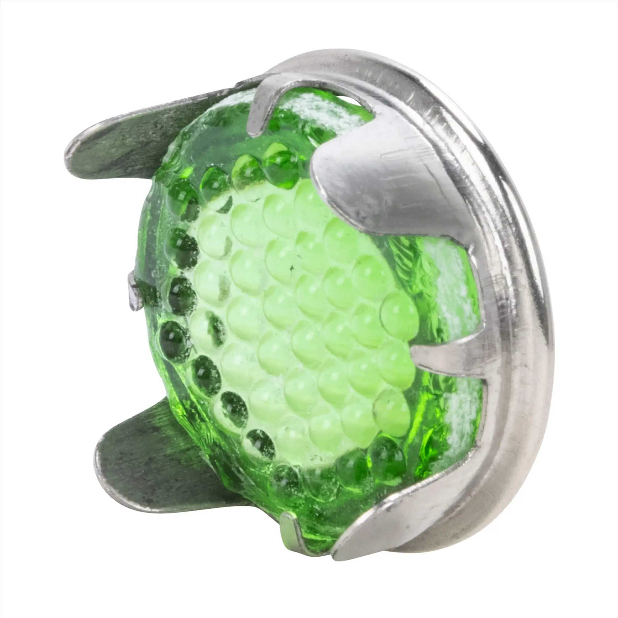 Red Fox Enterprises Smooth Cut Glass Dot - Green - Image 2