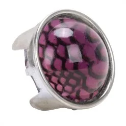 Red Fox Enterprises Smooth Cut Glass Dot - Purple