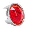 Red Fox Enterprises Prism Cut Glass Dot - Red
