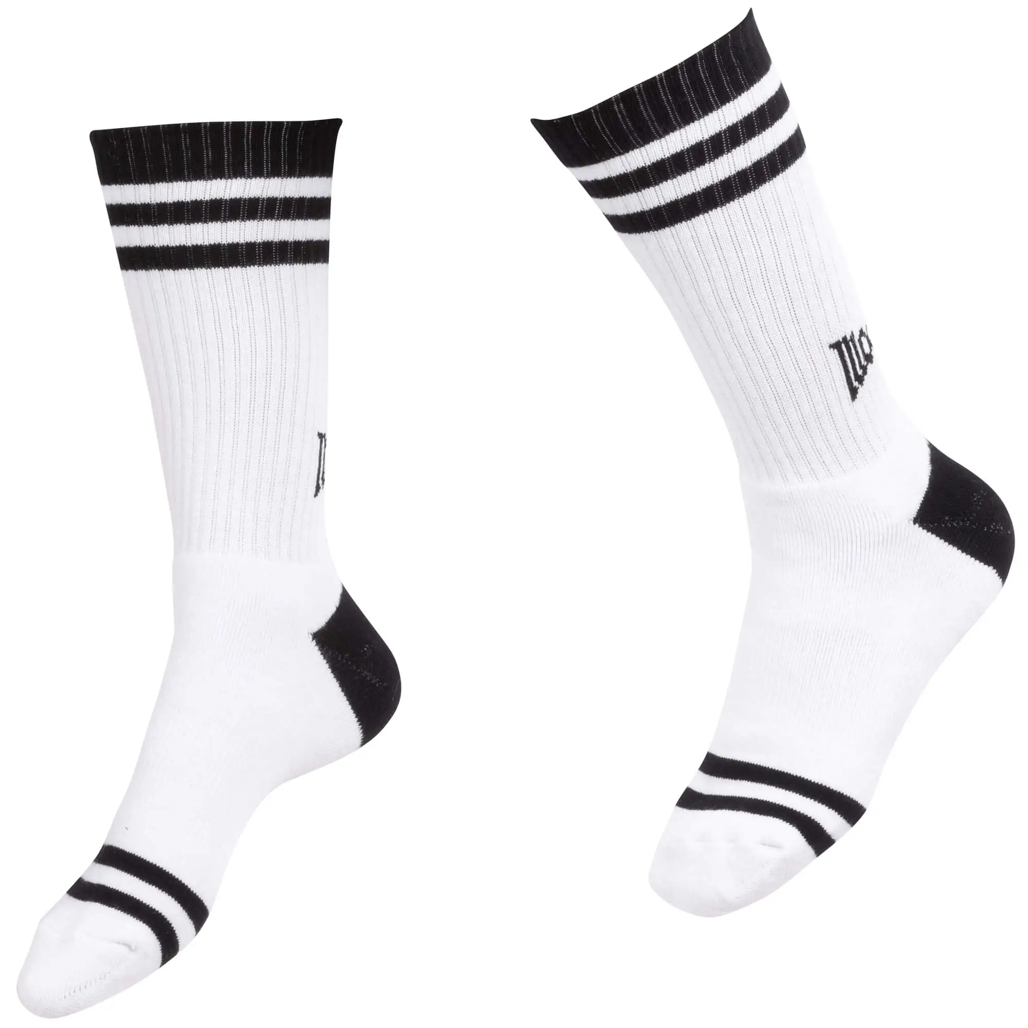 Mooneyes MOON Equipped 6 Iron Cross Socks - White - Image 5