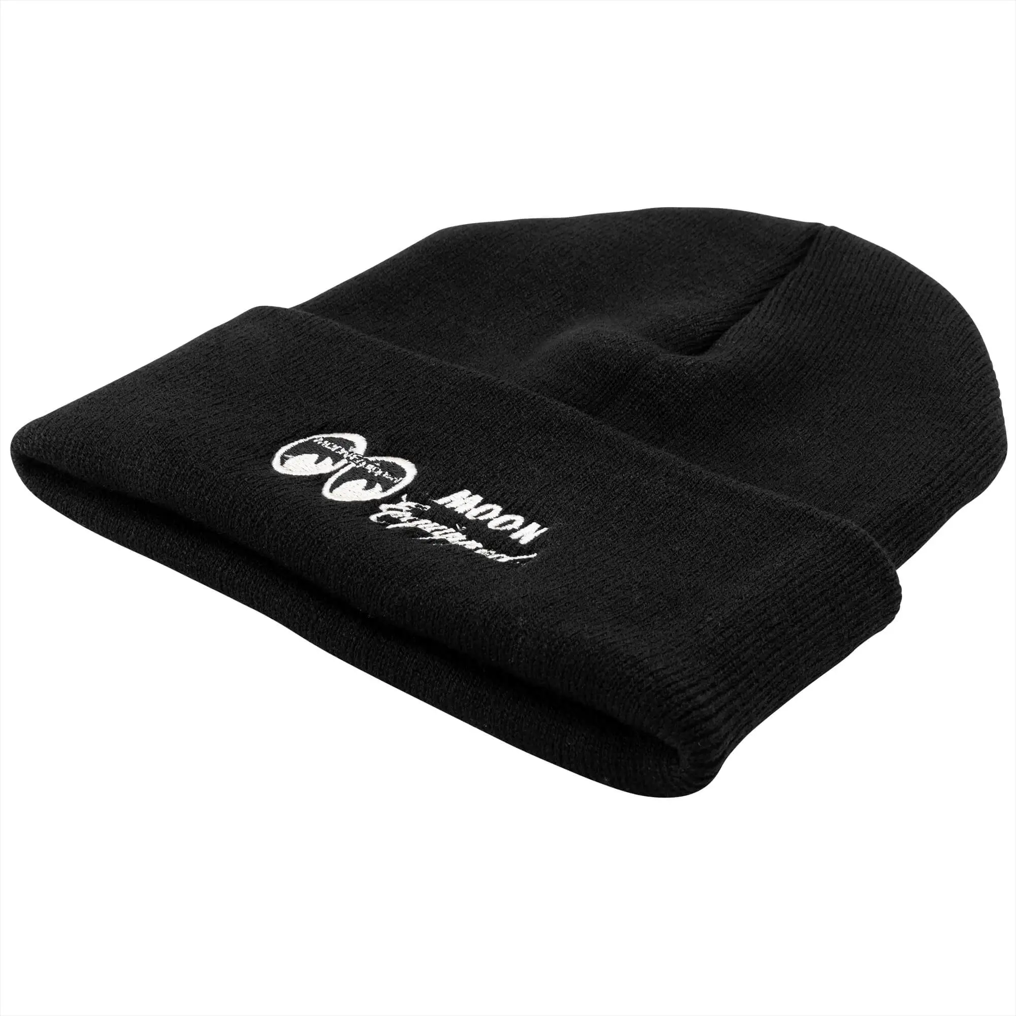 Mooneyes MOON Equipped Embroidered Knit Hat - Black - Image 4