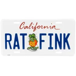 Mooneyes Rat Fink California License Plate