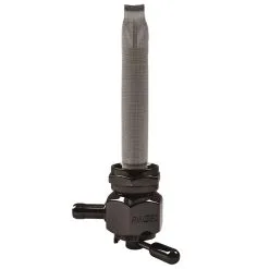 Pingel 22MM Power-Flo Petcock - Hex Body - Black - Inward