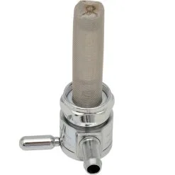 Golan Products Inc. 22MM Click-Slick Petcock - Round Body - Chrome - Inward