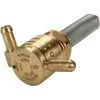 Golan Products Inc. 22MM Click-Slick Petcock - Round Body - Raw Brass - Forward