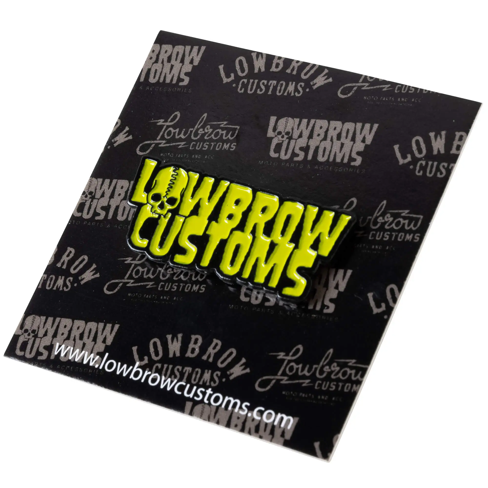 Lowbrow Customs Logo Lapel Pin - Image 2