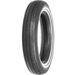 Shinko Motorcycle Tires Classic 240 Double Whitewall Front/Rear Motorcycle Tire - MT90-16 74H