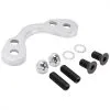 Mid-USA Hardbody Handlebar Riser Adapter Kit For Springers - Chrome