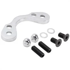 Mid-USA Hardbody Handlebar Riser Adapter Kit For Springers - Chrome