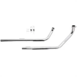 Gasbox Hi Lo Shotgun Exhaust Pipe Set 1970-1984 Harley-Davidson Shovelhead