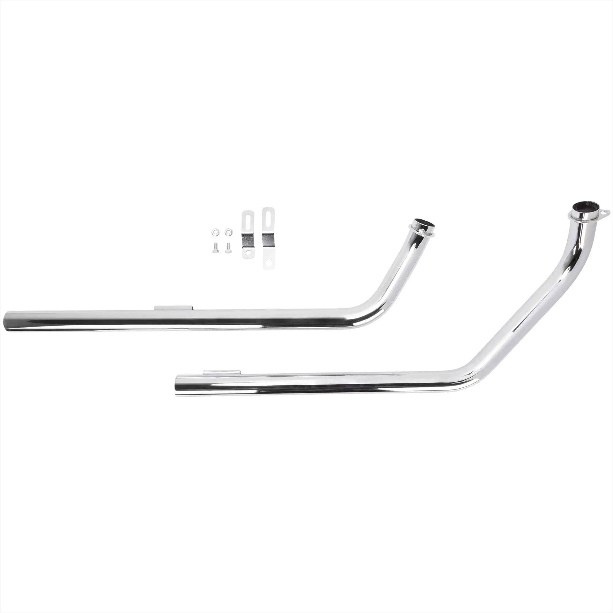 Gasbox Hi Lo Shotgun Exhaust Pipe Set 1970-1984 Harley-Davidson Shovelhead