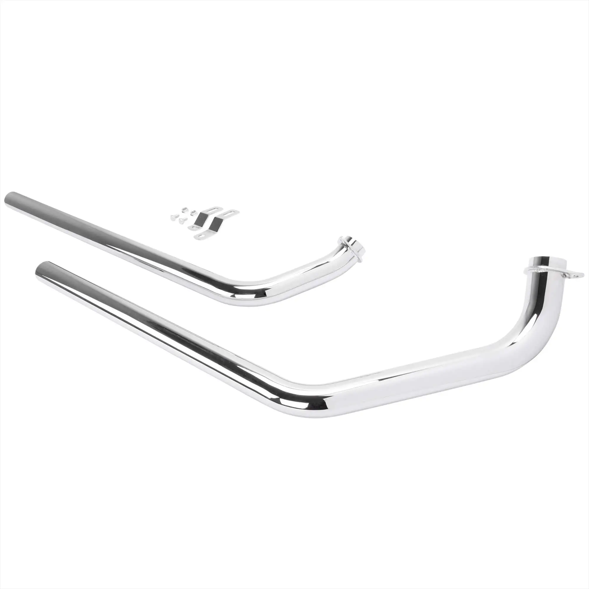 Gasbox Hi Lo Shotgun Exhaust Pipe Set 1970-1984 Harley-Davidson Shovelhead - Image 4