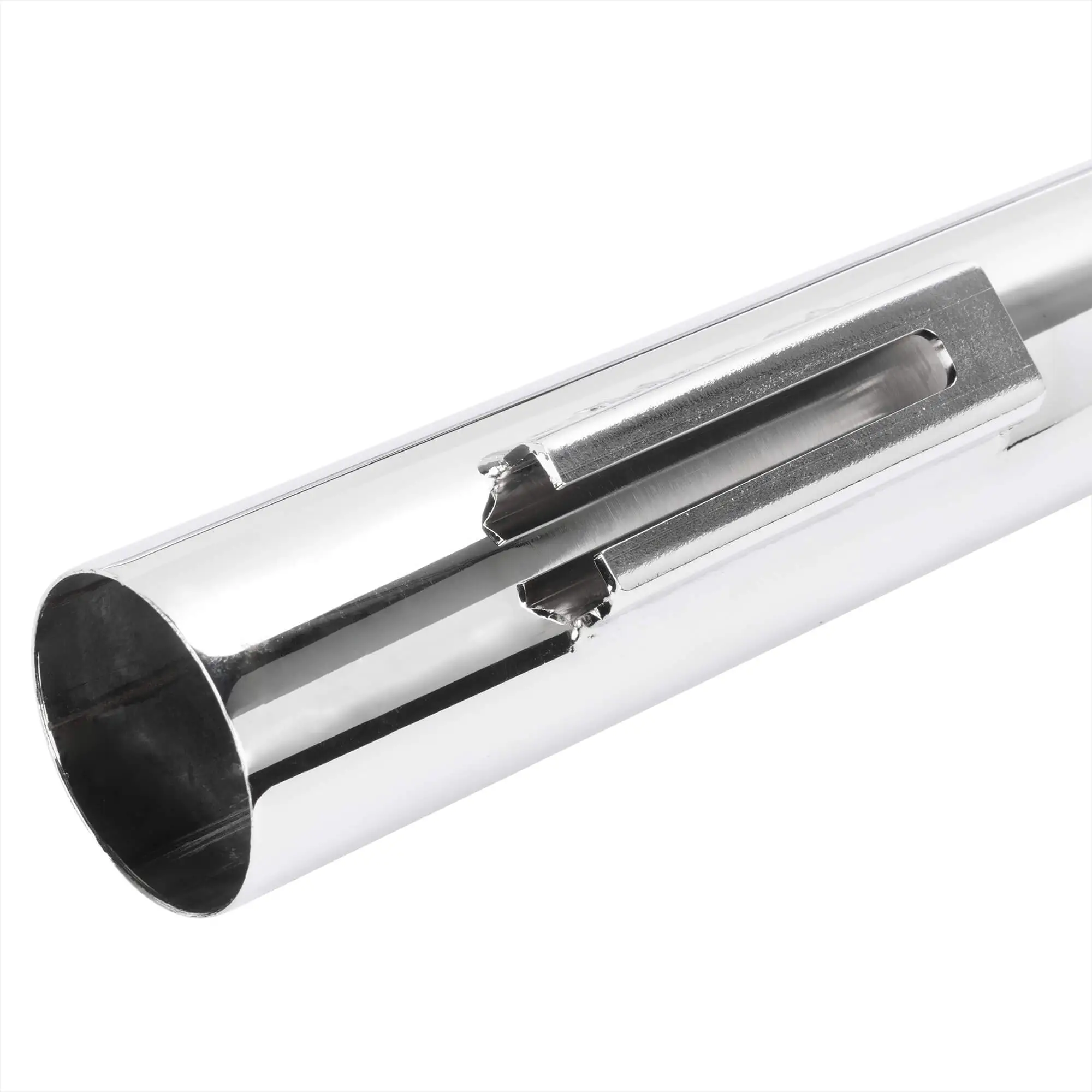 Gasbox Hi Lo Shotgun Exhaust Pipe Set 1970-1984 Harley-Davidson Shovelhead - Image 7