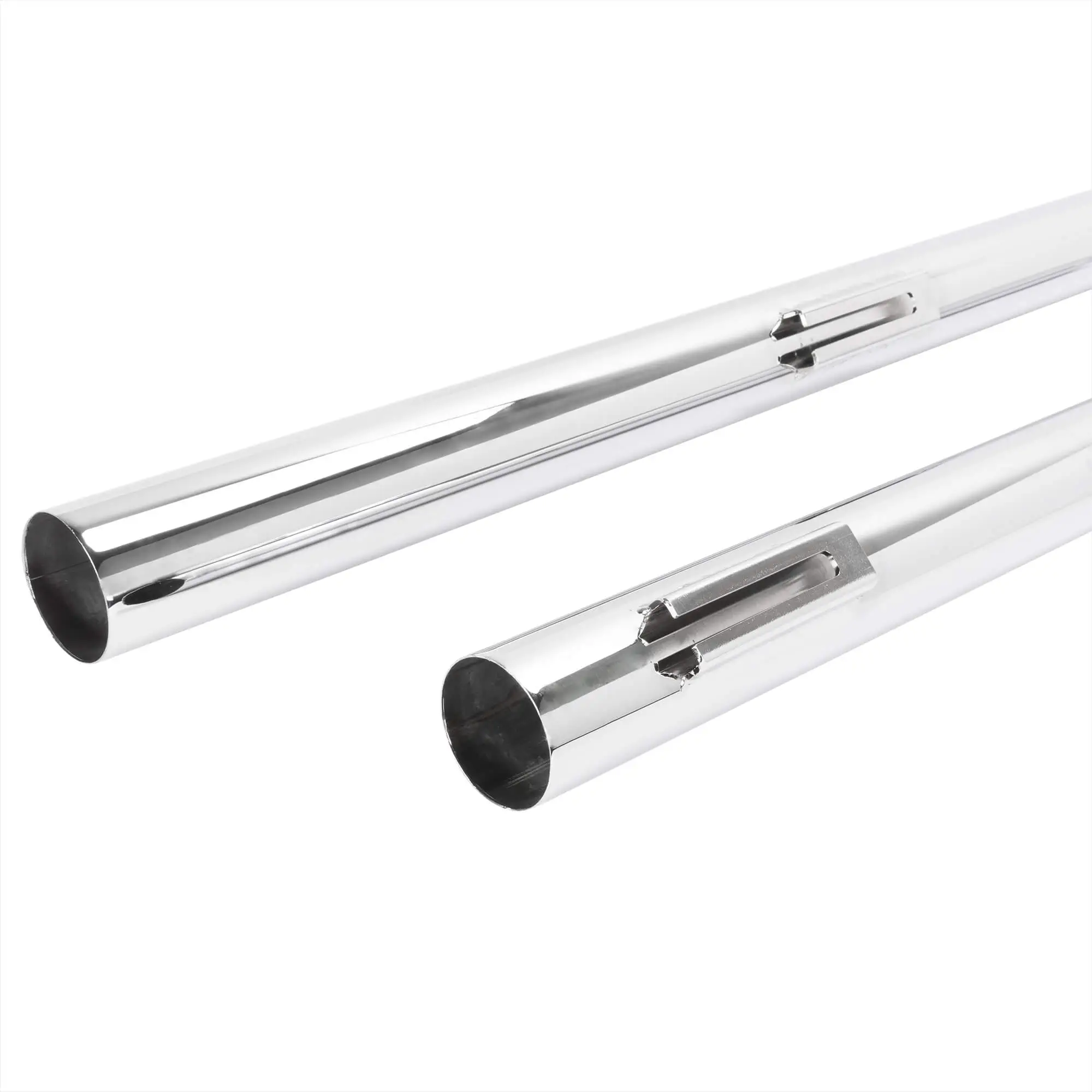 Gasbox Hi Lo Shotgun Exhaust Pipe Set 1970-1984 Harley-Davidson Shovelhead - Image 6