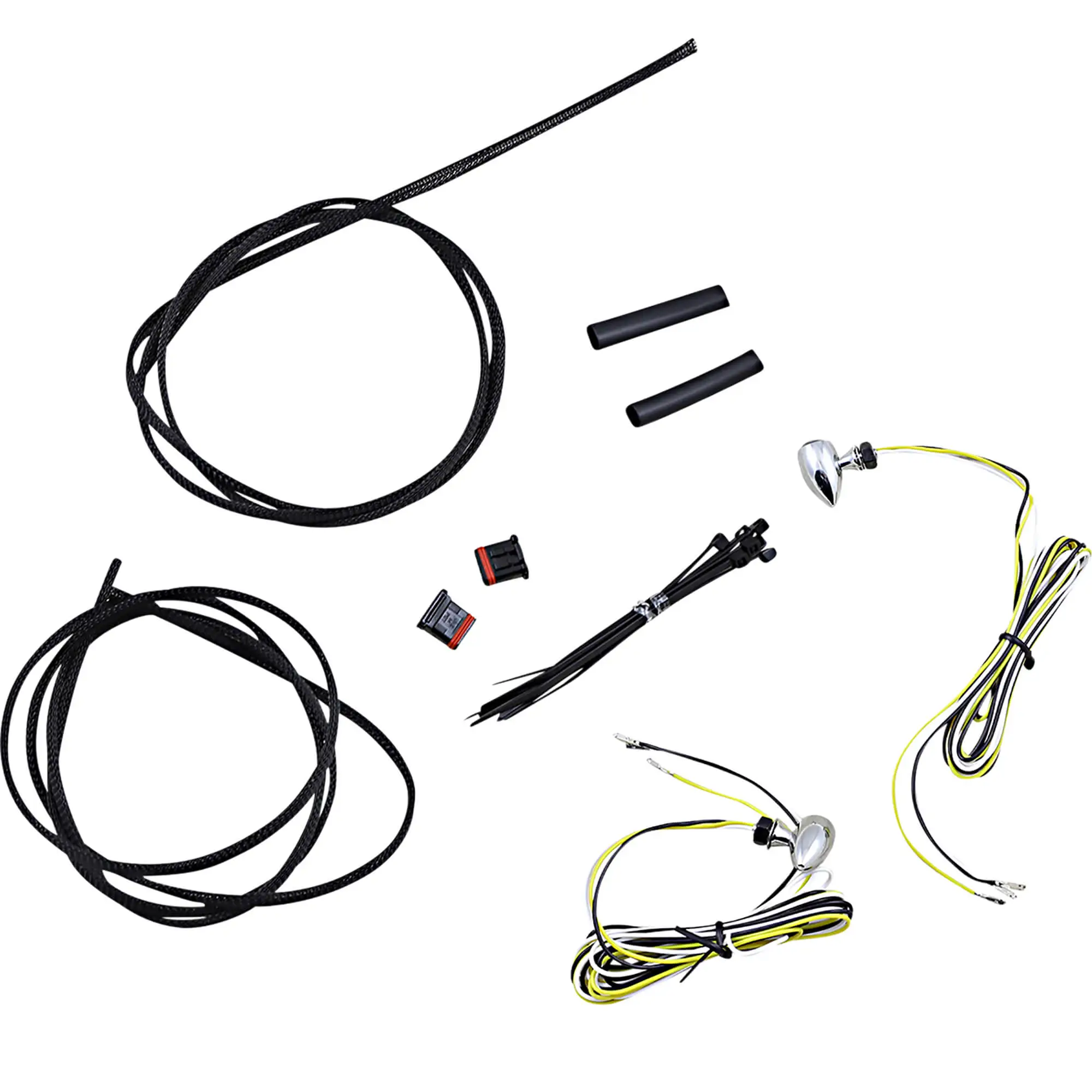 Custom Dynamics Micro Bullet Turn Signals - Chrome - Dual - Amber/White - Image 3