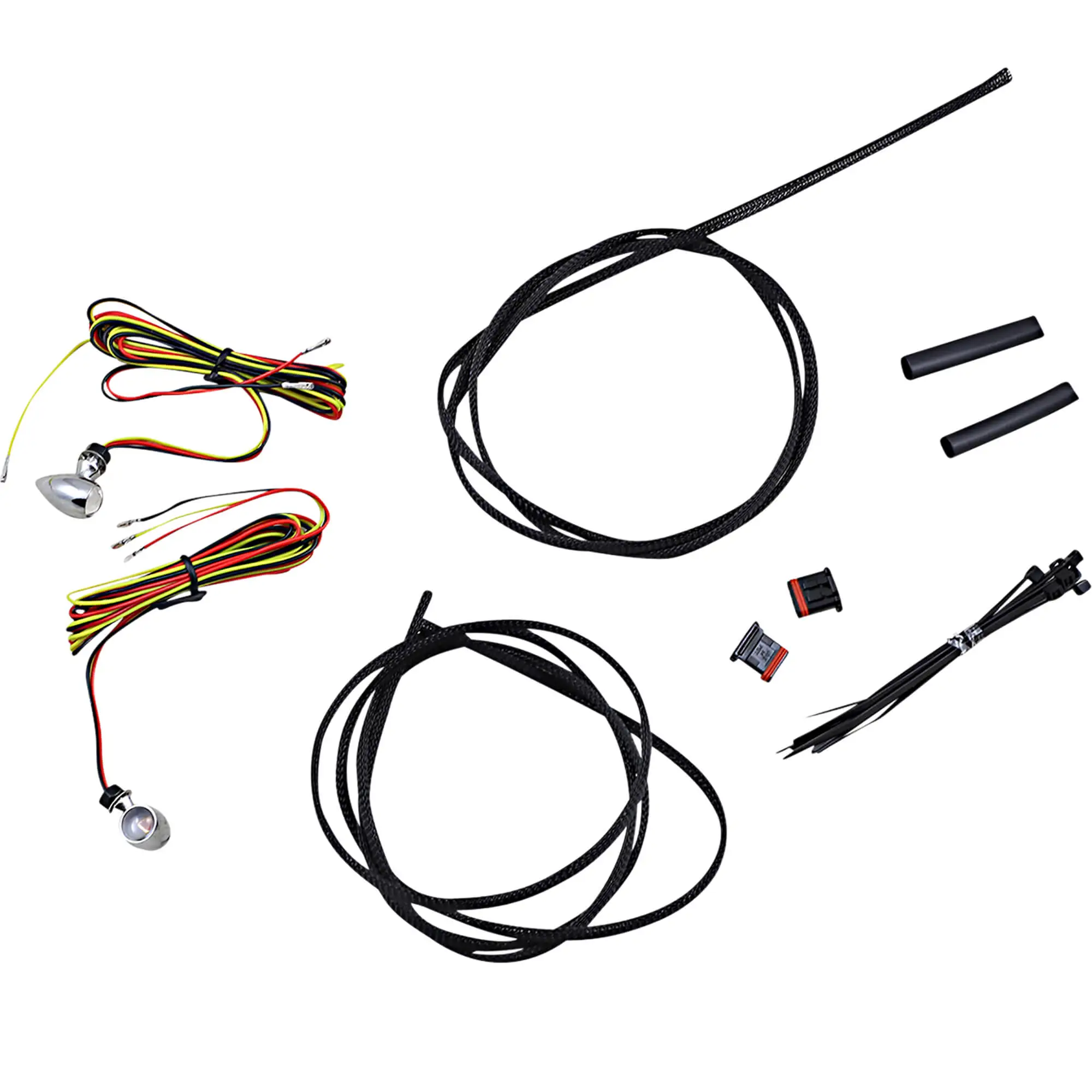 Custom Dynamics Micro Bullet Turn Signals - Chrome - Dual - Amber/Red - Image 3