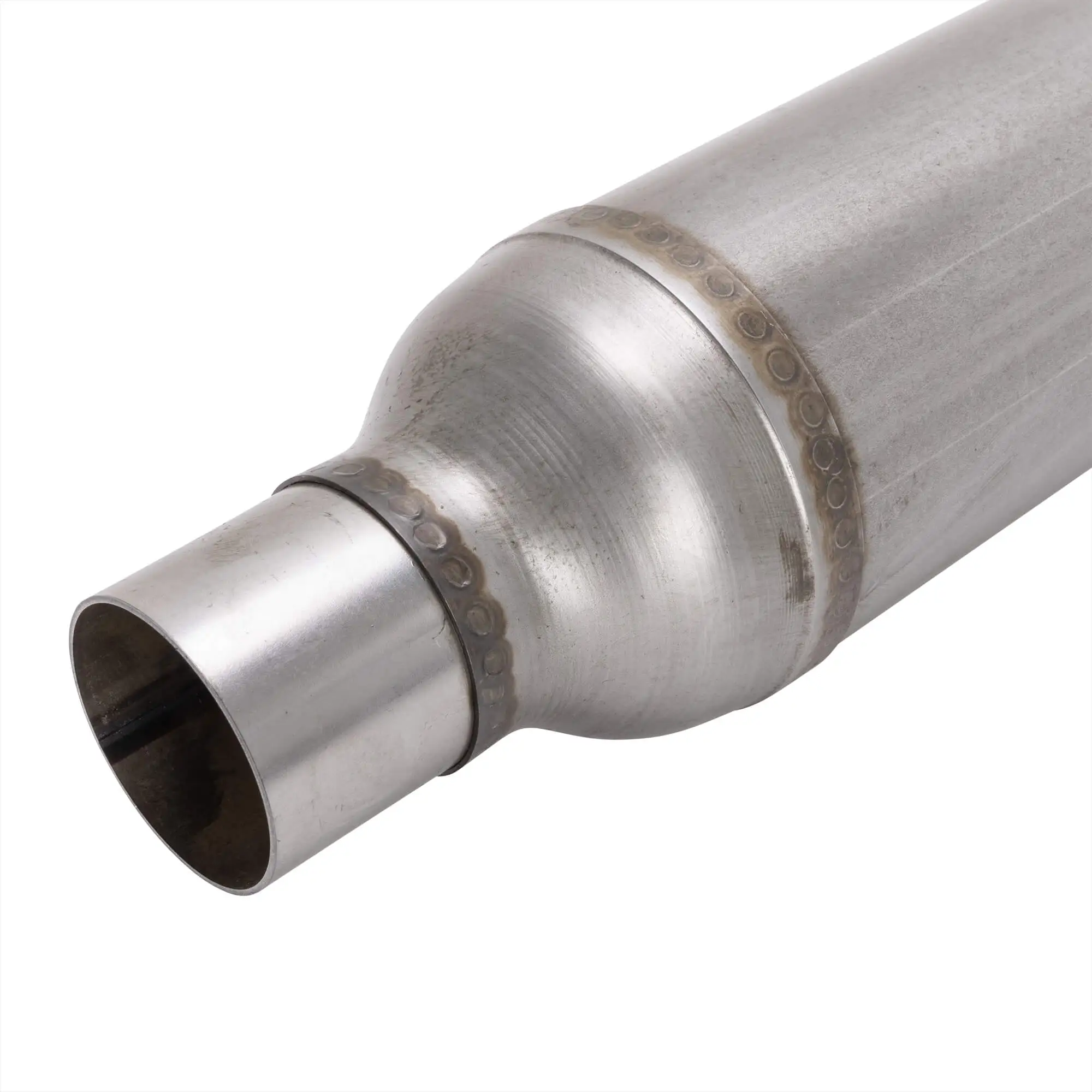 Gasbox 24 Inch Cigar Muffler 1958-1972 Harley-Davidson - Raw - OEM # 65235-58 - Image 2
