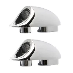 Kodlin Motorcycles 3 In 1 Mini Fender Strut Turn Signals - 2002-21 Harley-Davidsons - Chrome