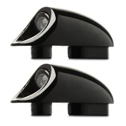 Kodlin Motorcycles 3 In 1 Mini Fender Strut Turn Signals - 2002-21 Harley-Davidsons - Black