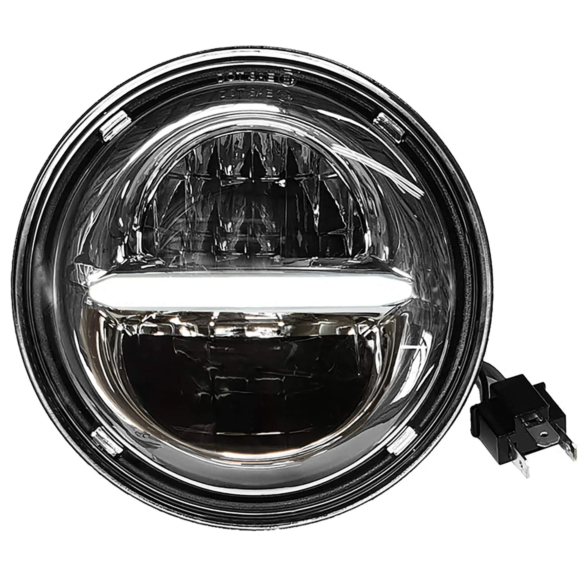 Pathfinder LED 5-3/4 Inch Diameter LED Replacement Headlight - Chrome