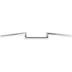 Cycle Standard Z Bar Handlebars - 1 Inch - 2 Inch Rise - Chrome