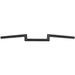 Cycle Standard Z Bar Handlebars - 1 Inch - 2 Inch Rise - Black