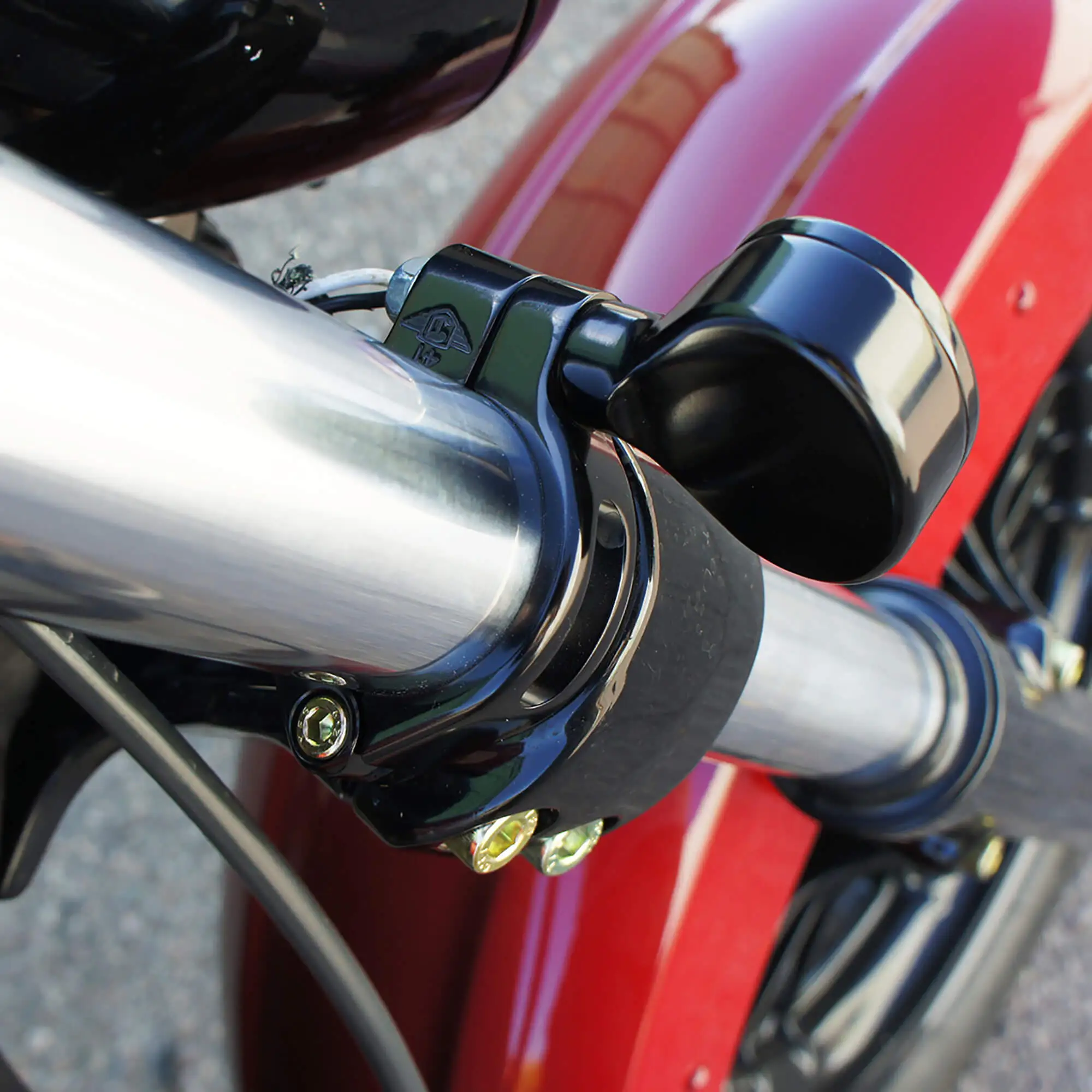 Joker Machine Speedometer Ring Side Mount - Black - 1993-2021 Harley-Davidson Sportster XL - Image 2